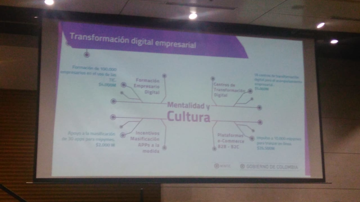 Foro sobre Economía Digital en Colombia. 21 de junio de 2018